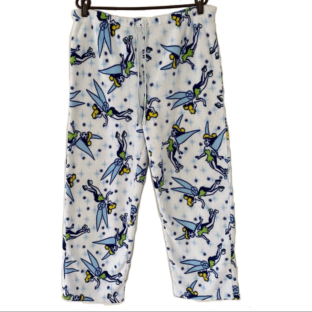 Disney Women’s 2XL Tinker Bell White Pajama Pants